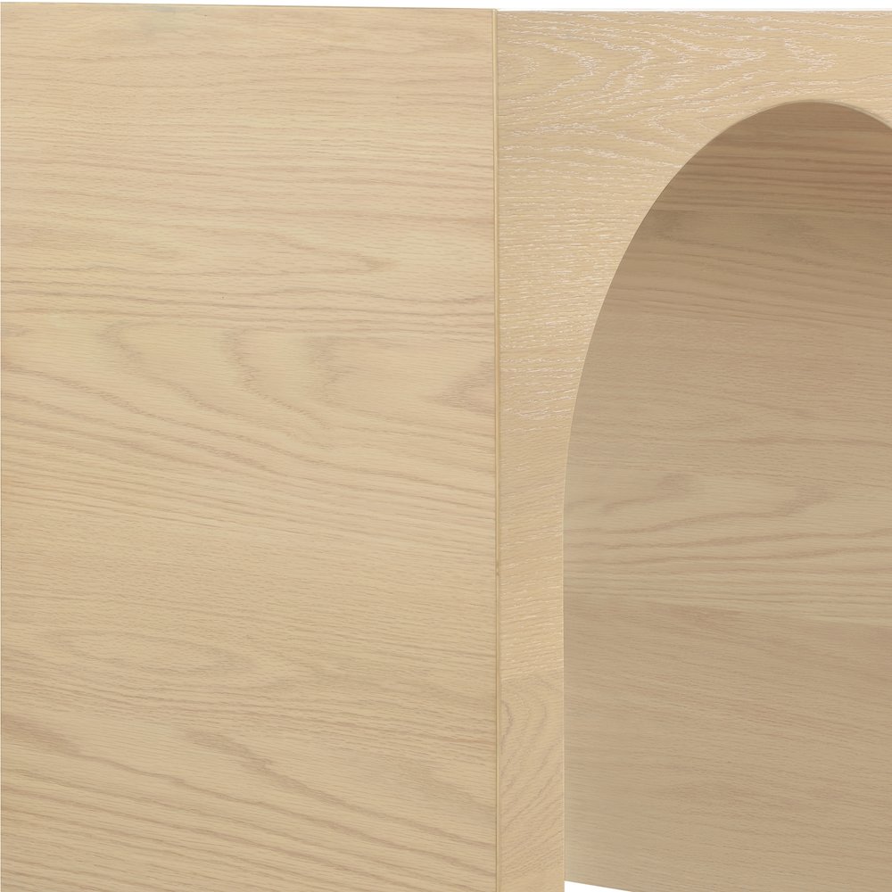 June White Oak Console Table. Picture 7