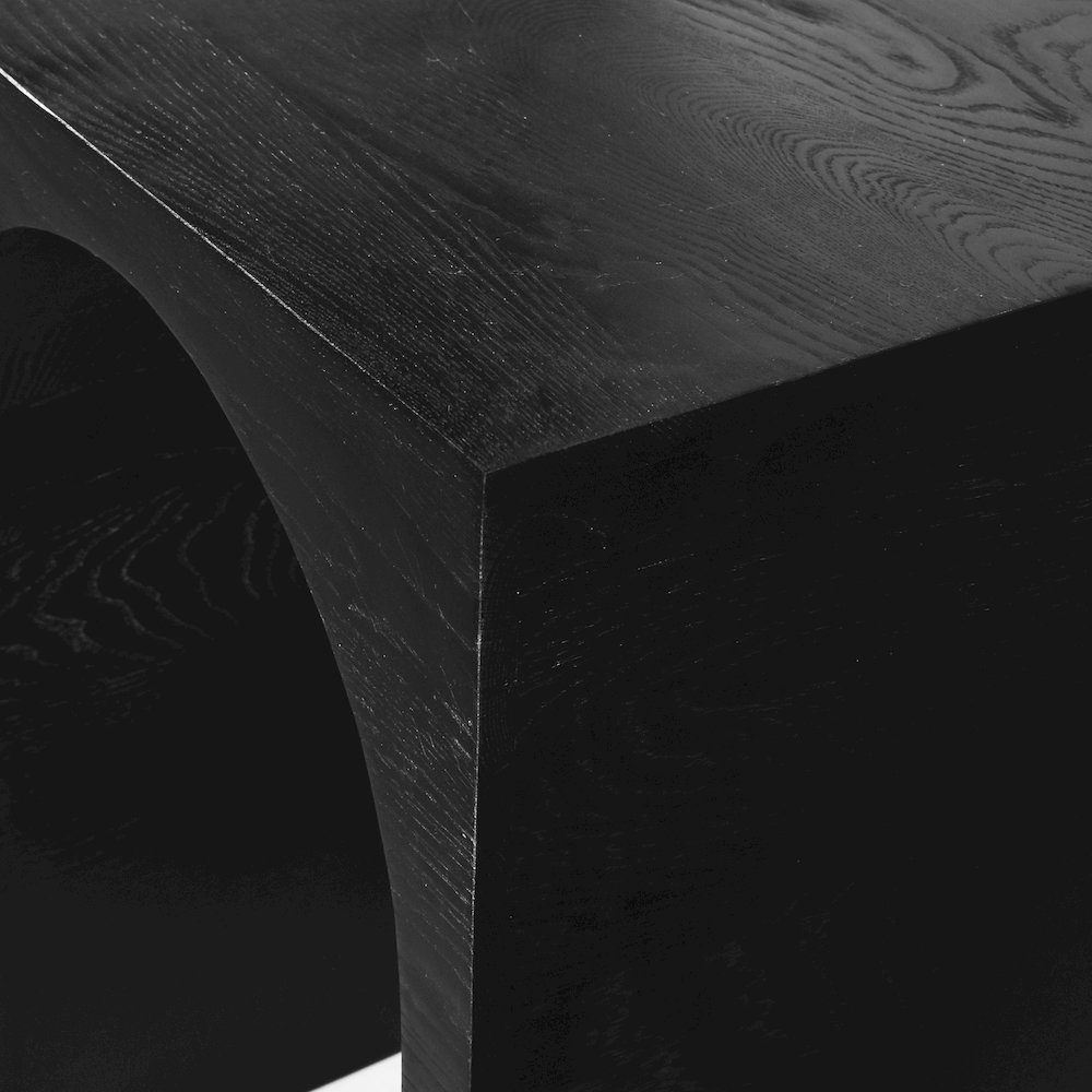 June Black Oak Console Table. Picture 9
