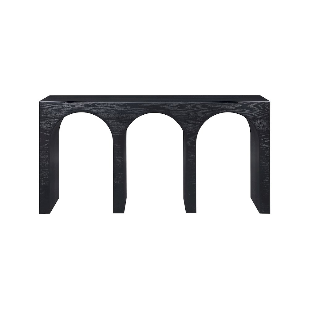 June Black Oak Console Table. Picture 2