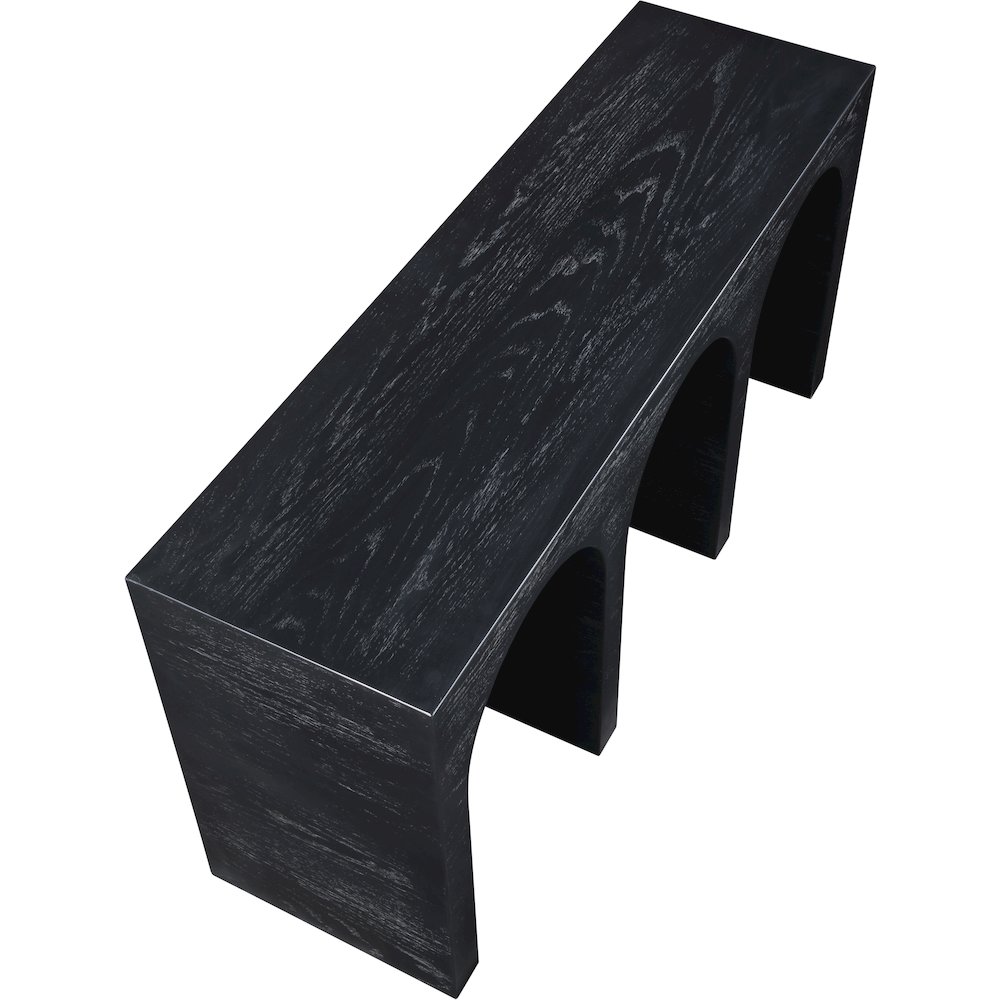 June Black Oak Console Table. Picture 5