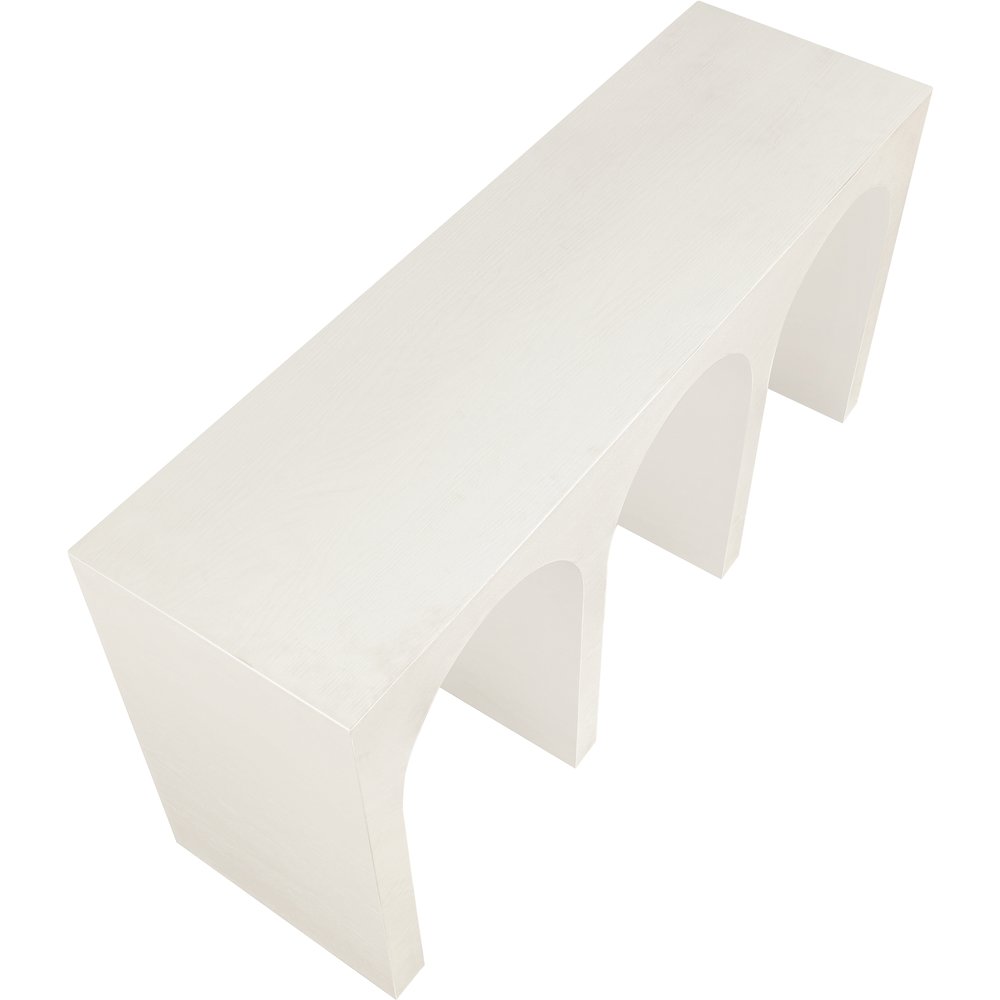 June Cream Oak Console Table. Picture 5