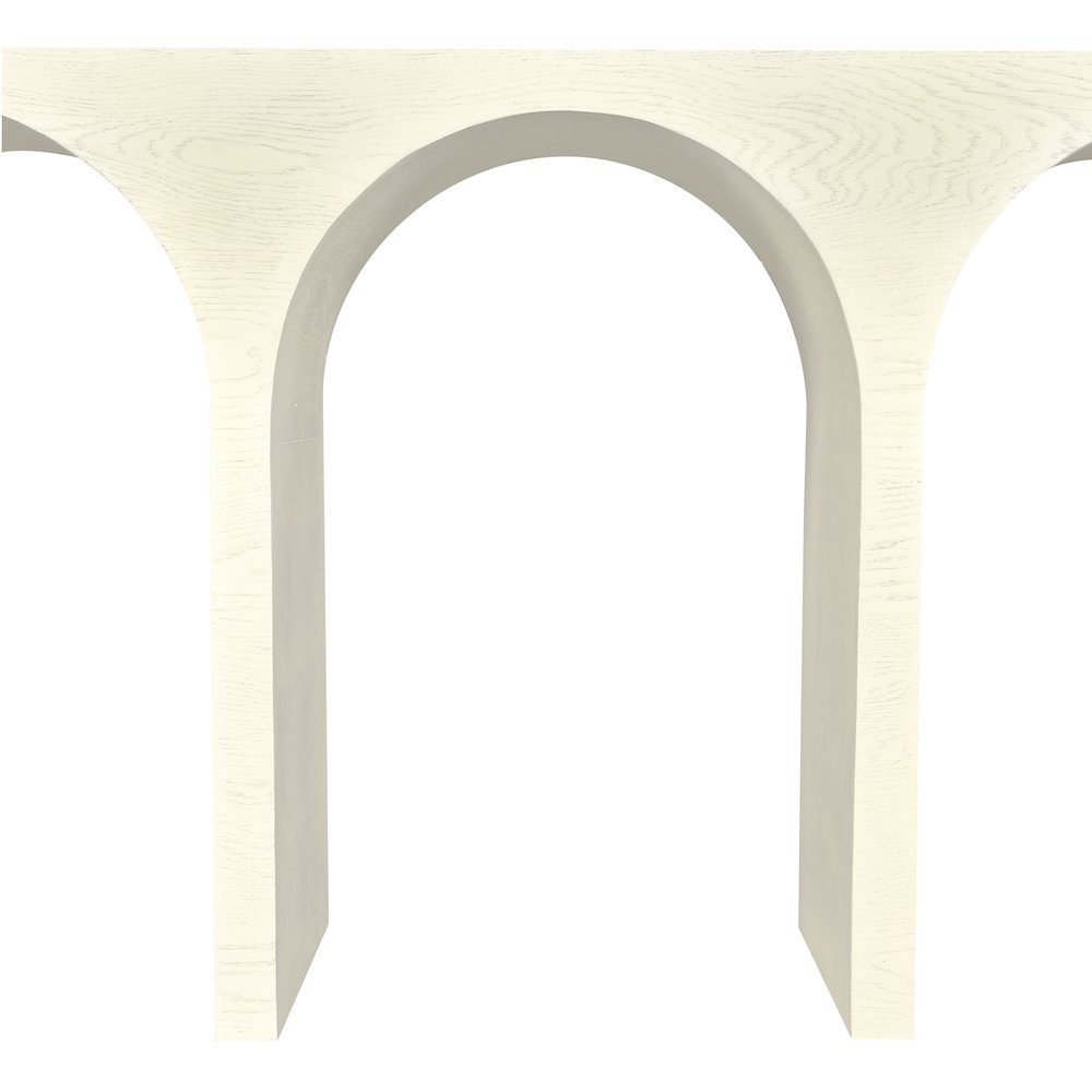 June Cream Oak Console Table. Picture 7