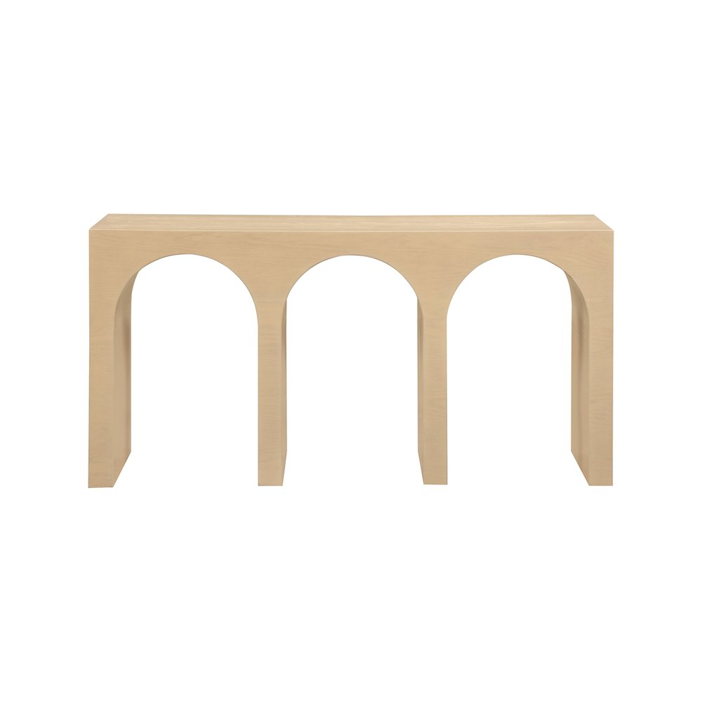 June White Oak Console Table. Picture 2