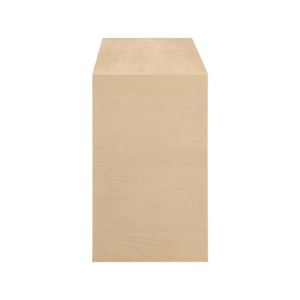 June White Oak Console Table. Picture 3
