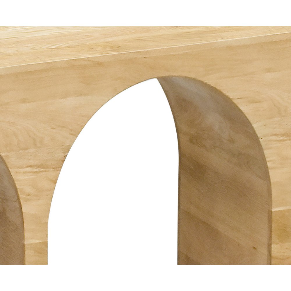 June White Oak Console Table. Picture 6