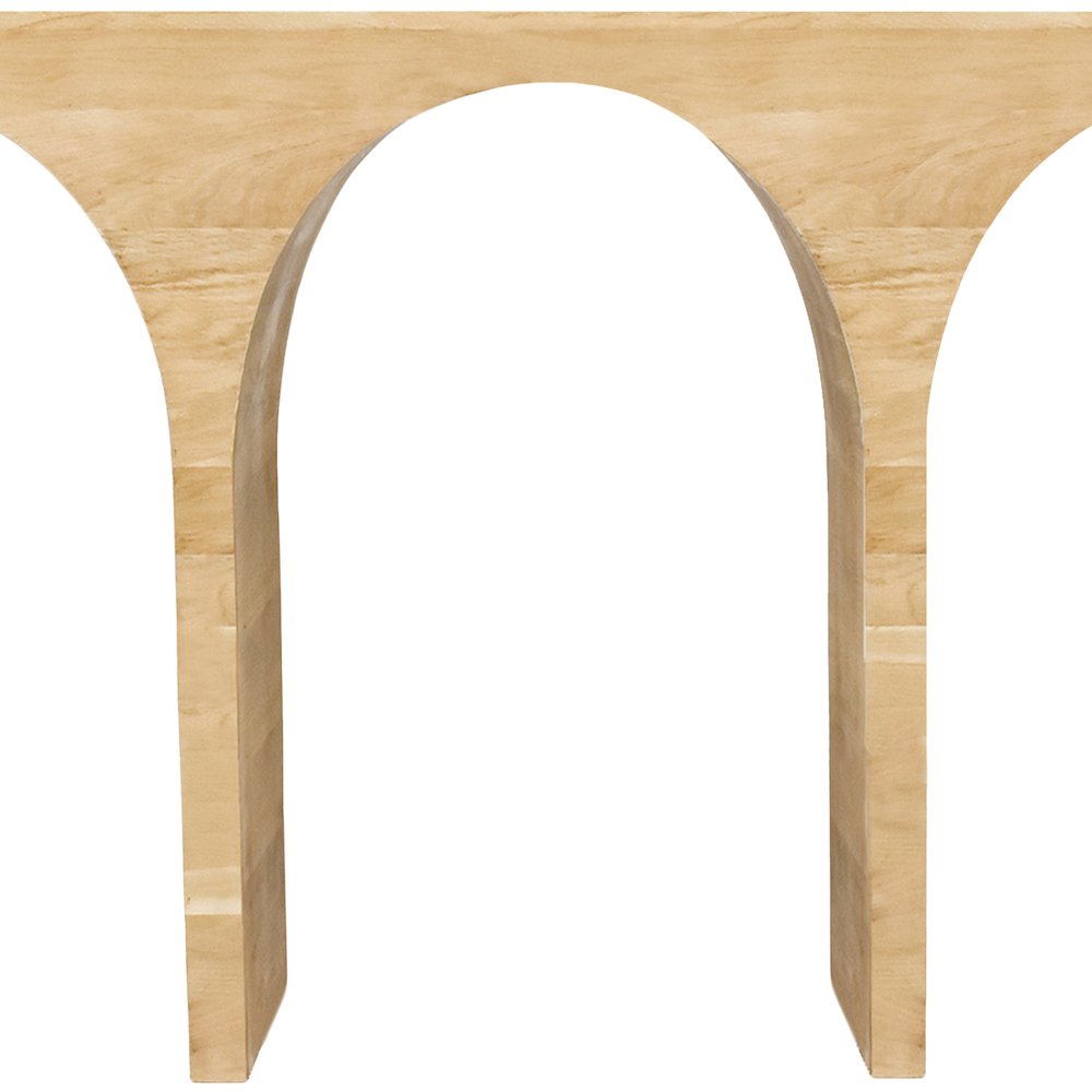 June White Oak Console Table. Picture 7