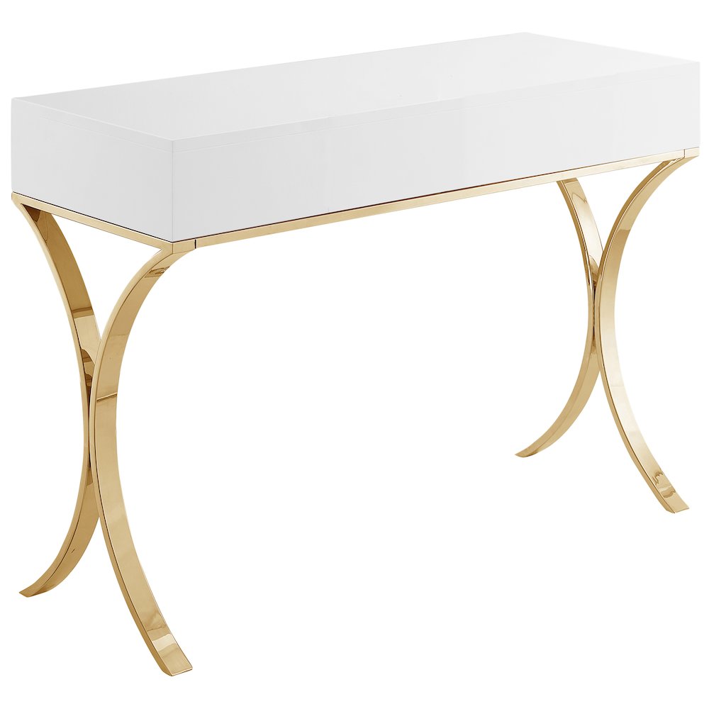 Monroe Gold Vanity / Desk / Console. Picture 4