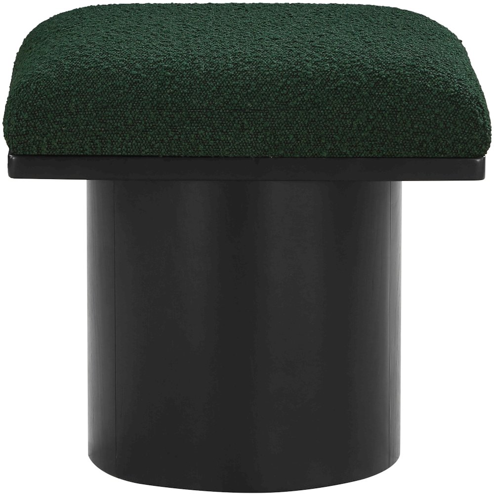 Pavilion Green Boucle Fabric Bench/Stool. Picture 2