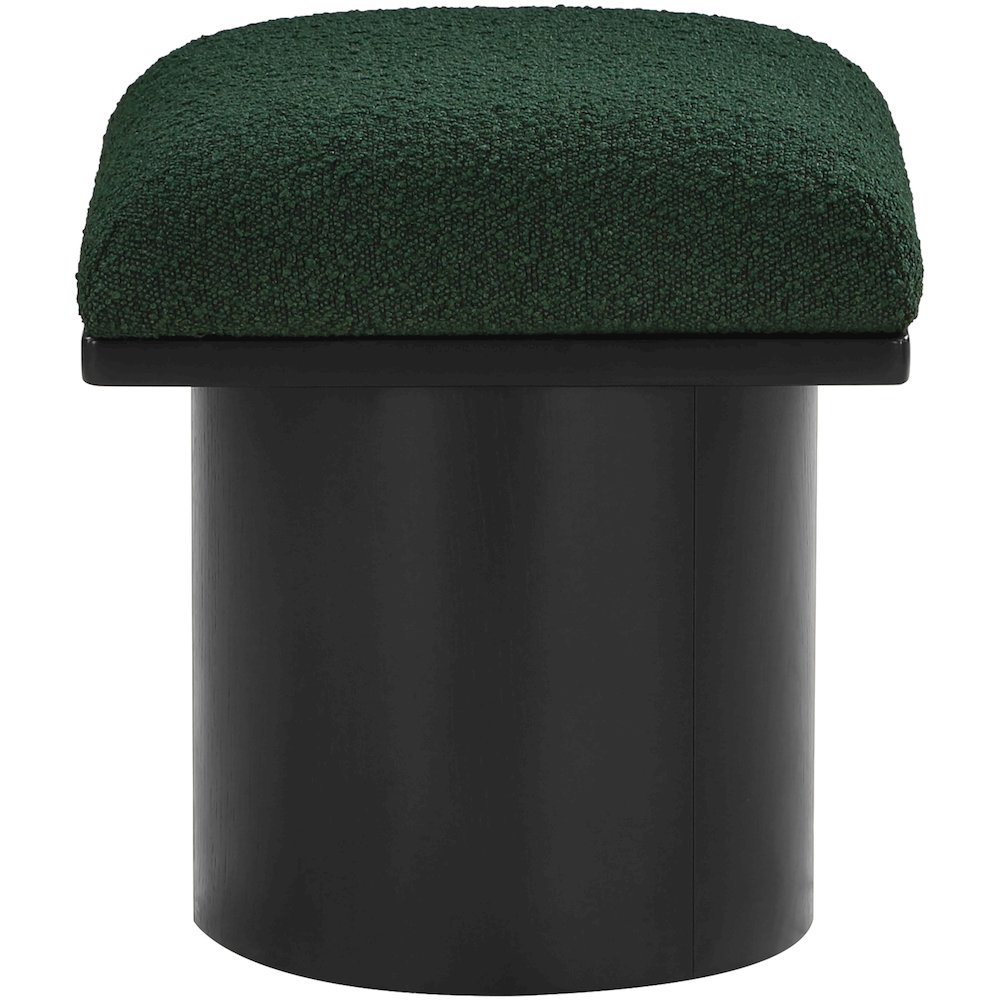 Pavilion Green Boucle Fabric Bench/Stool. Picture 3