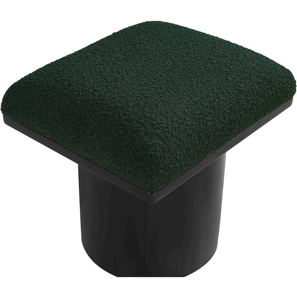 Pavilion Green Boucle Fabric Bench/Stool. Picture 4