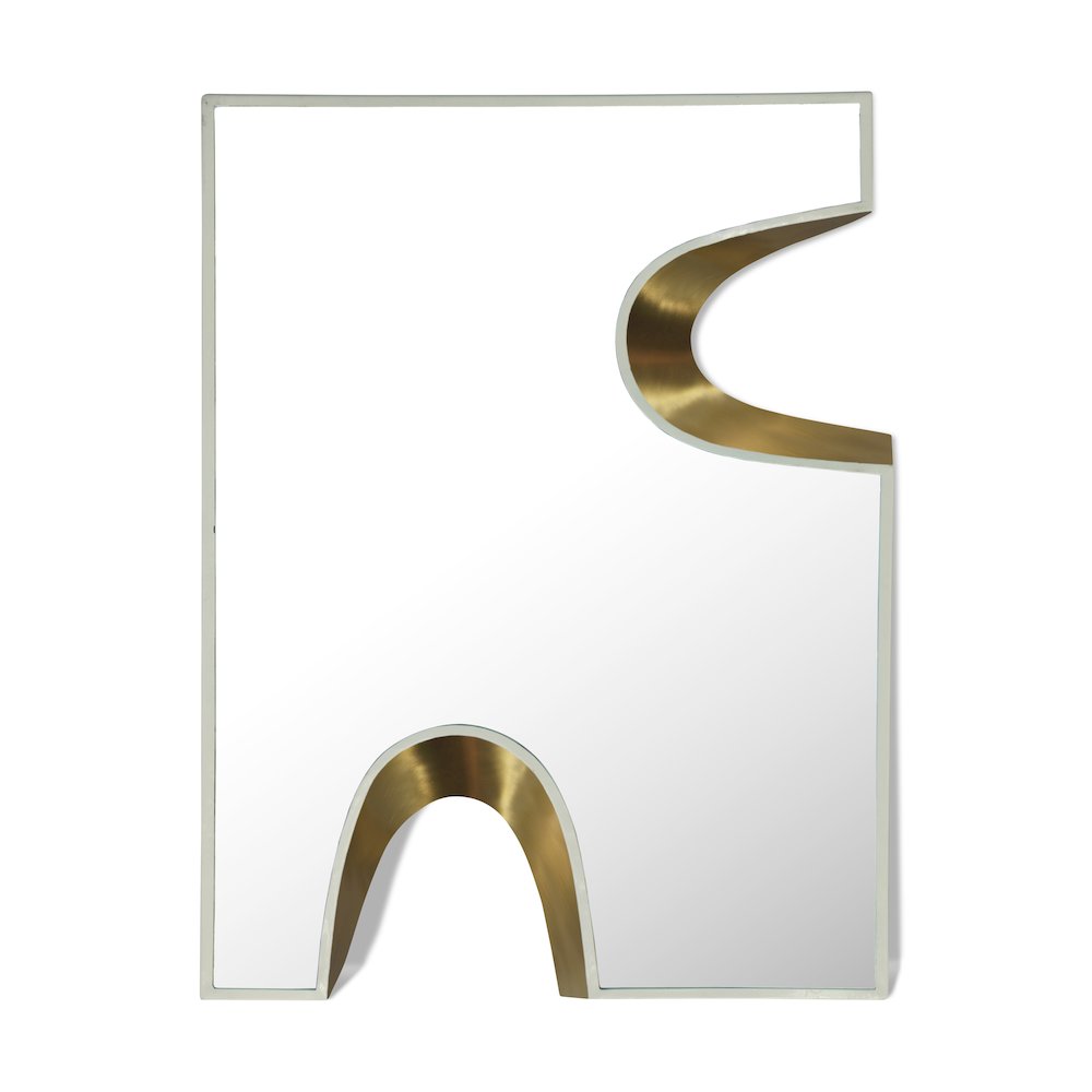 Soleil Cream Mirror. Picture 1