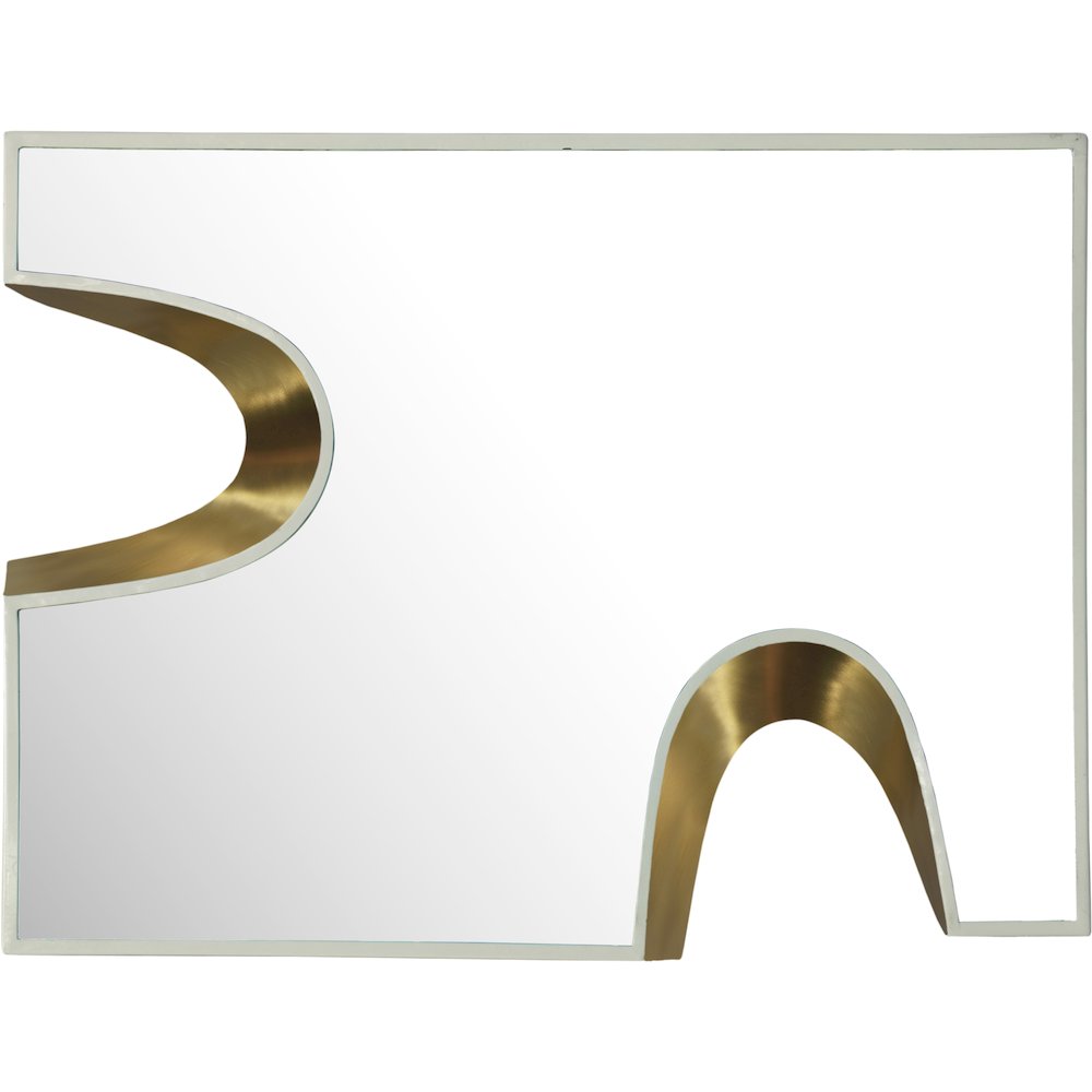 Soleil Cream Mirror. Picture 2
