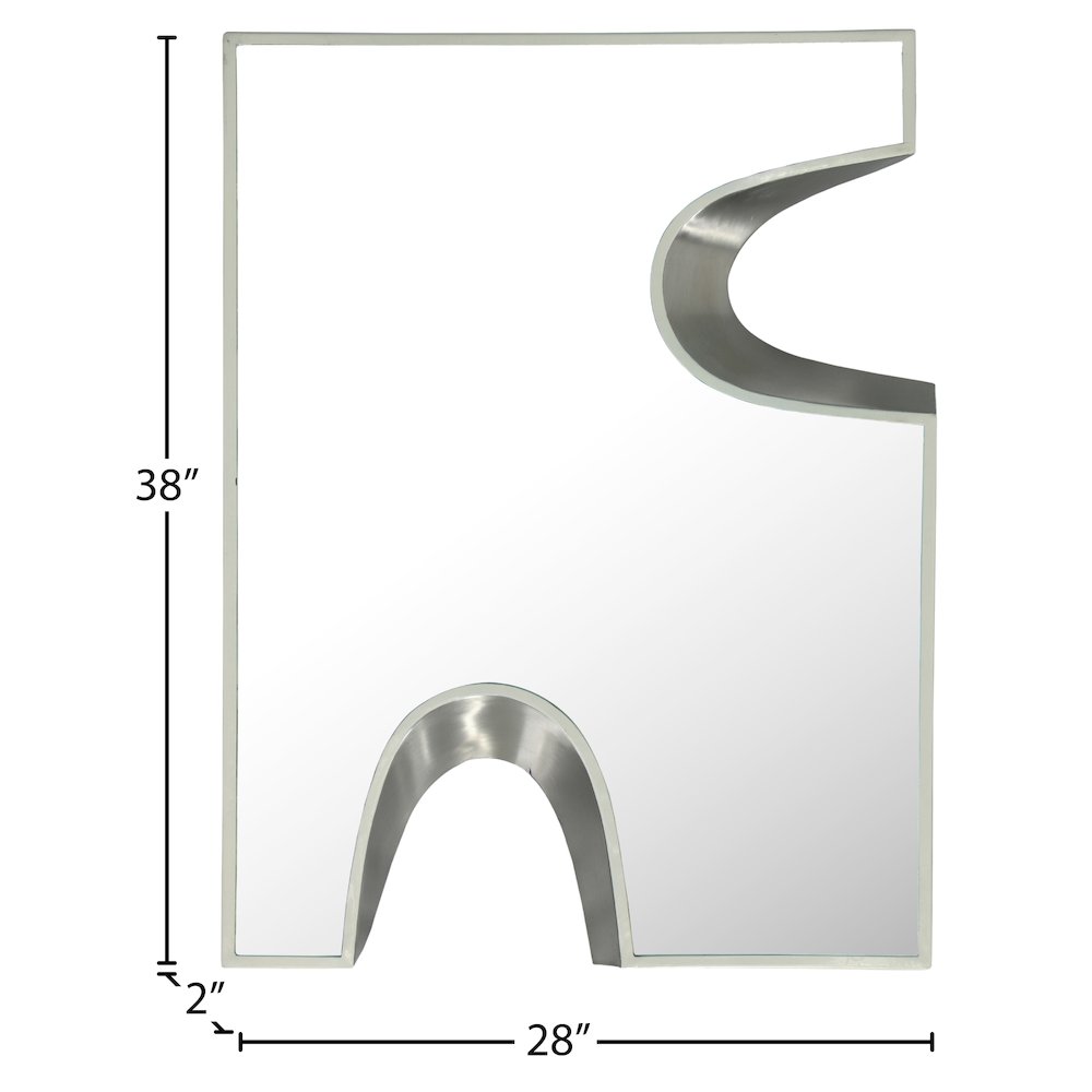 Soleil Cream Mirror. Picture 5