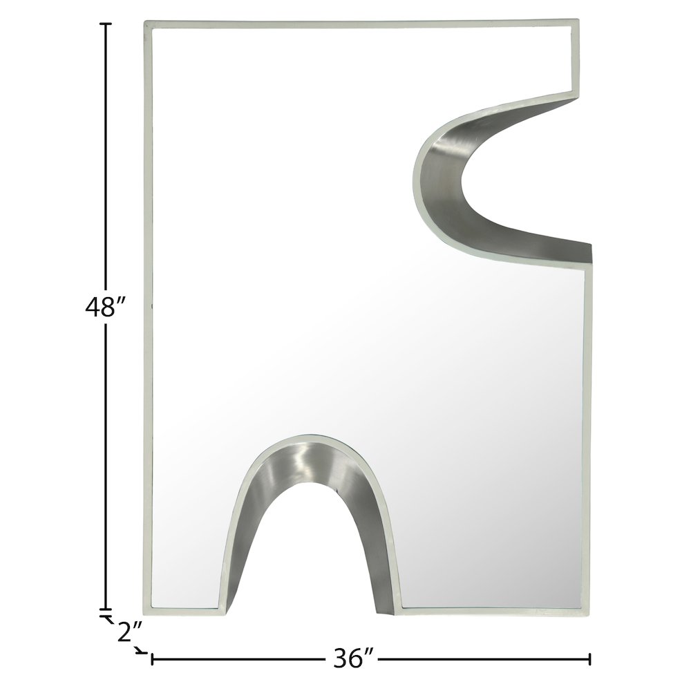 Soleil Cream Mirror. Picture 5