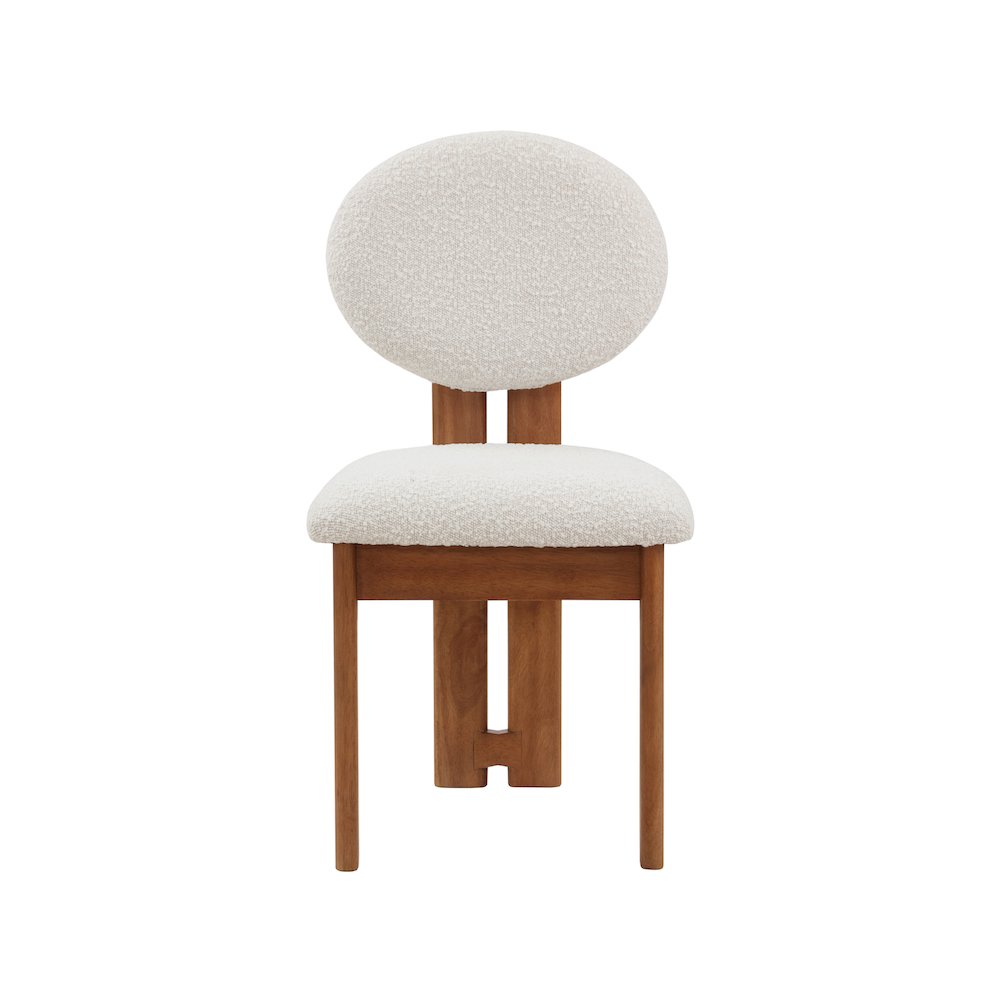 Napa Cream Boucle Fabric Dining Chair, Set of 2. Picture 3