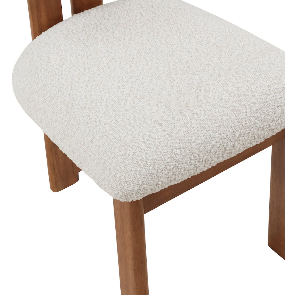 Napa Cream Boucle Fabric Dining Chair, Set of 2. Picture 6