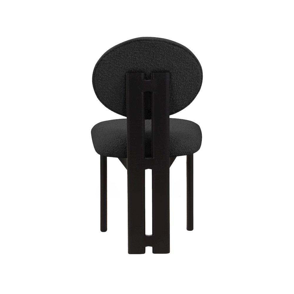 Napa Black Boucle Fabric Dining Chair, Set of 2. Picture 2