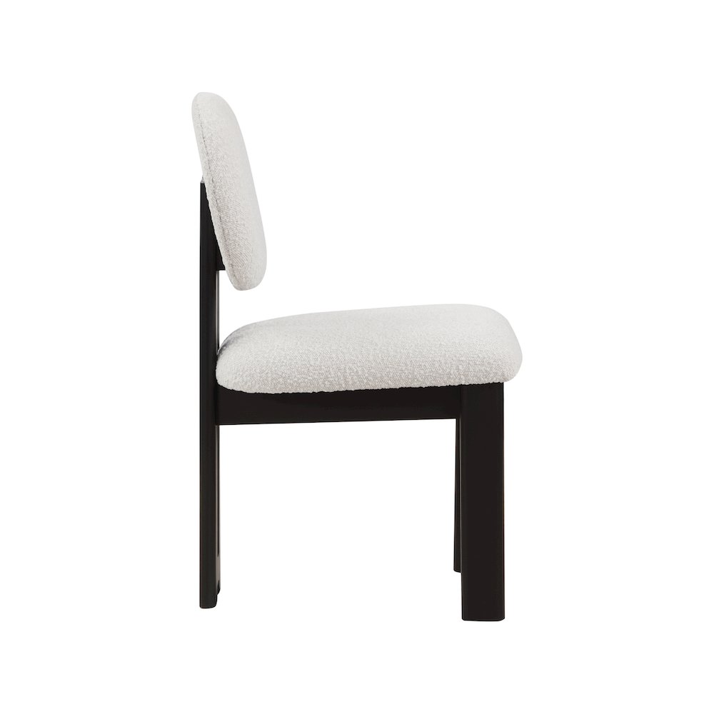 Napa Cream Boucle Fabric Dining Chair, Set of 2. Picture 4