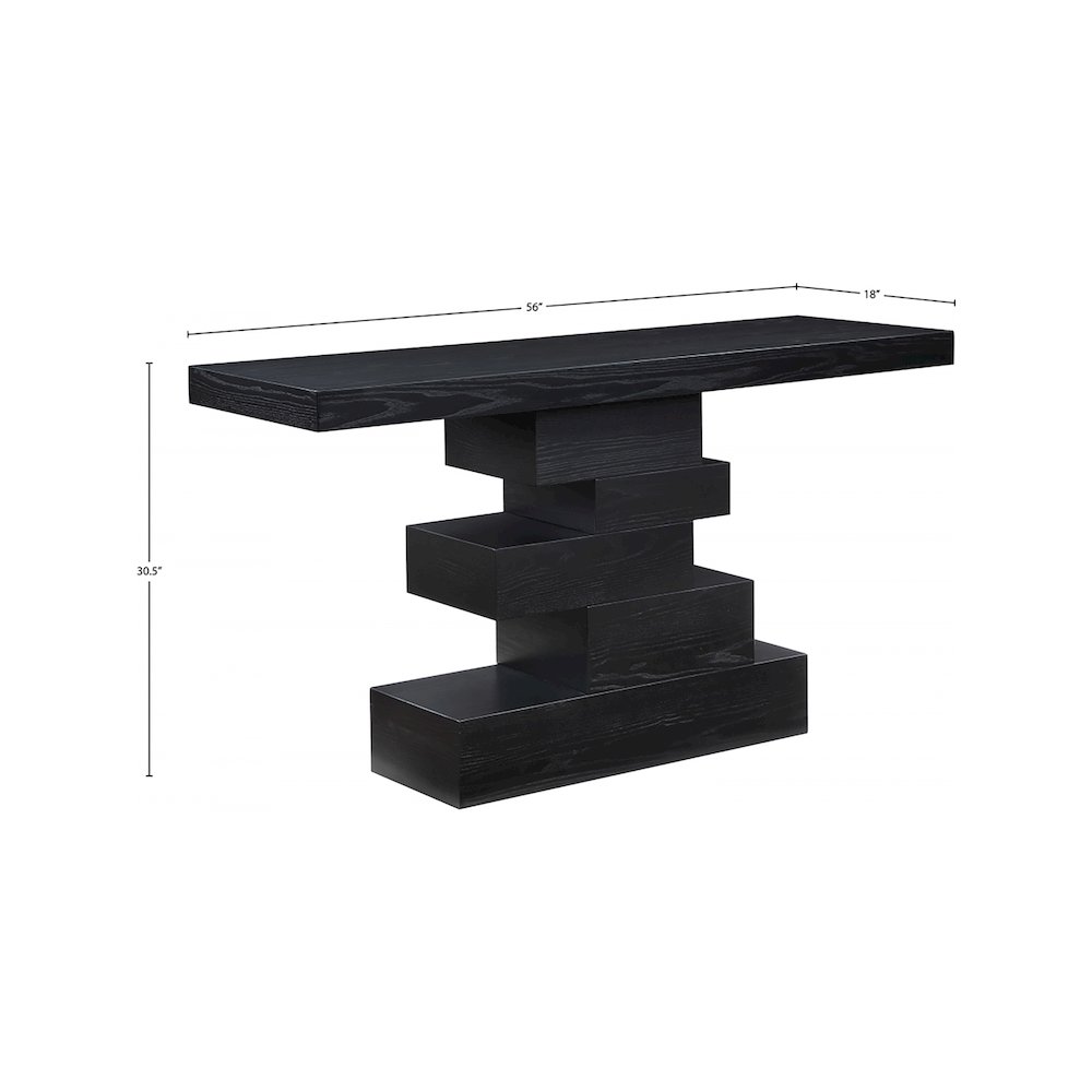 Westmount Black Console Table. Picture 6