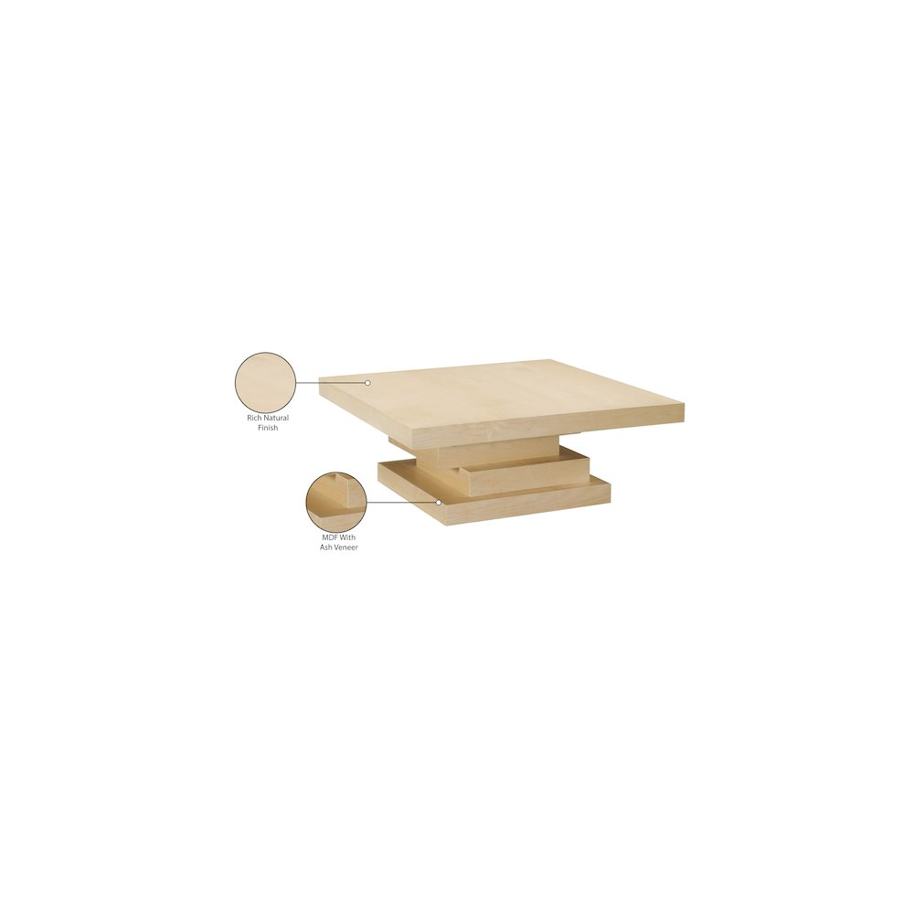 Westmount Natural Coffee Table. Picture 8