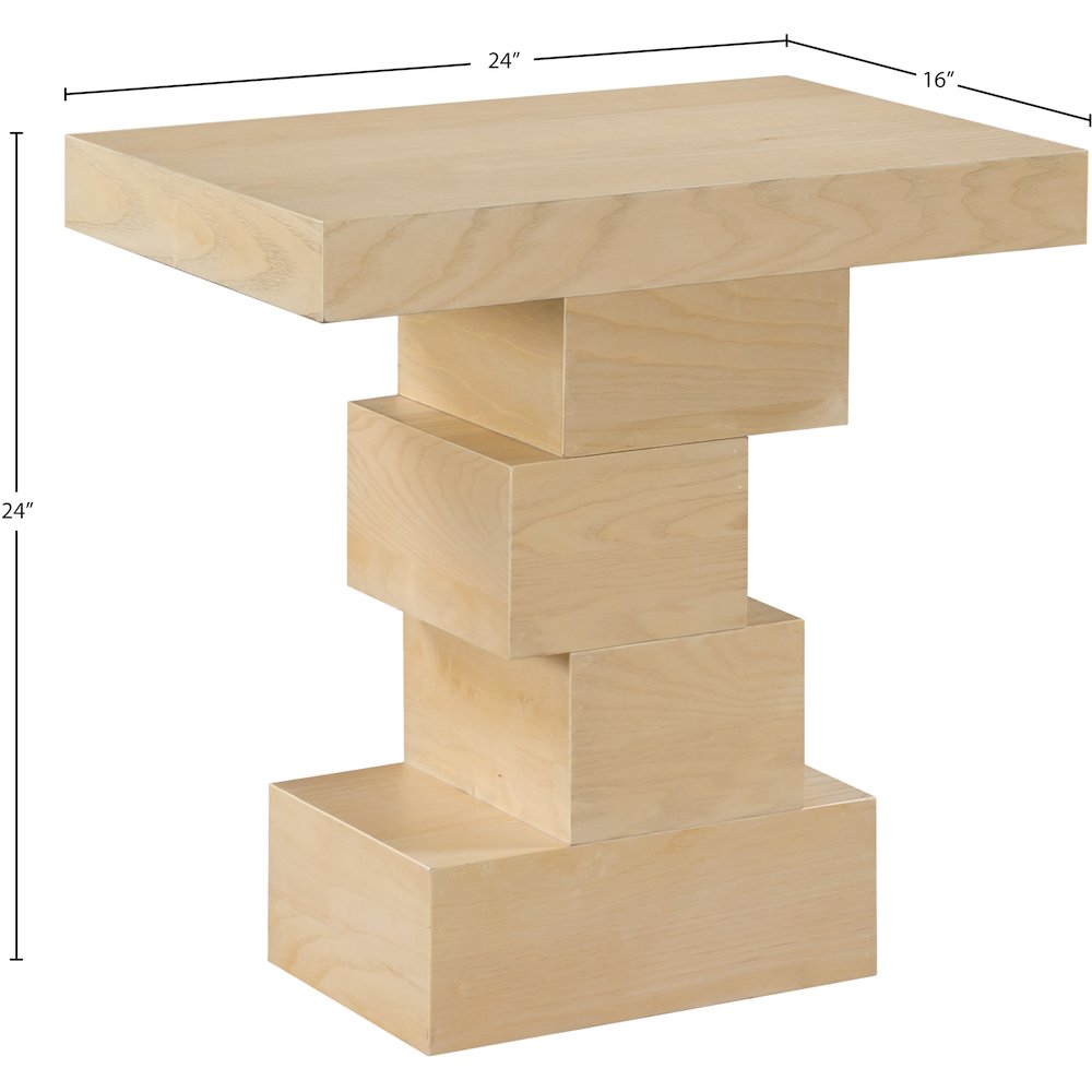 Westmount Natural End Table. Picture 6