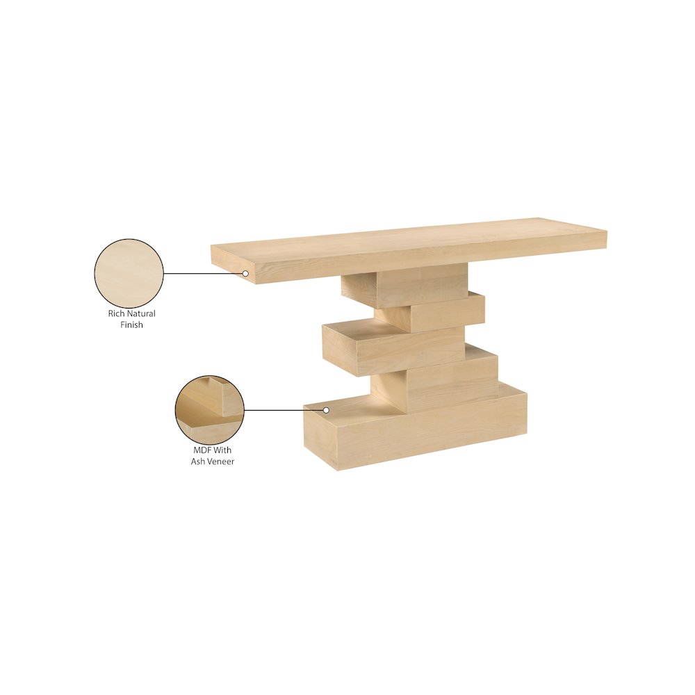 Westmount Natural Console Table. Picture 6