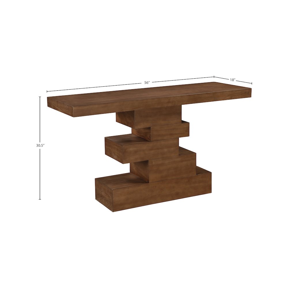 Westmount Walnut Console Table. Picture 5