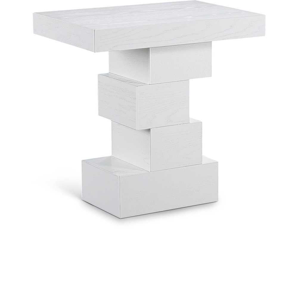 Westmount Off-White End Table. Picture 1