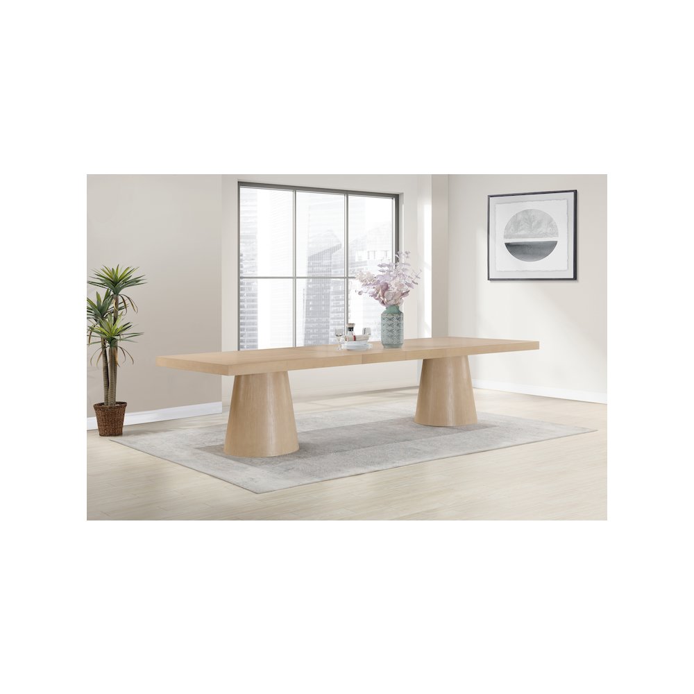 Tavolo Natural Oak Veneer Dining Table. Picture 3