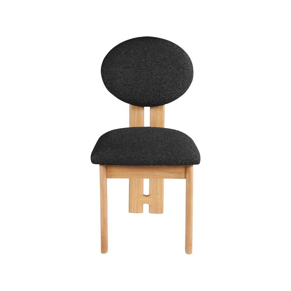 Napa Black Dining Chair, Set of 2. Picture 3