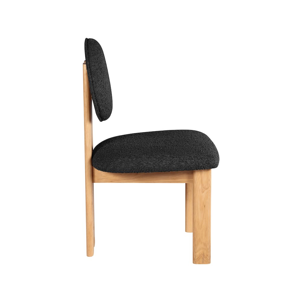 Napa Black Dining Chair, Set of 2. Picture 4