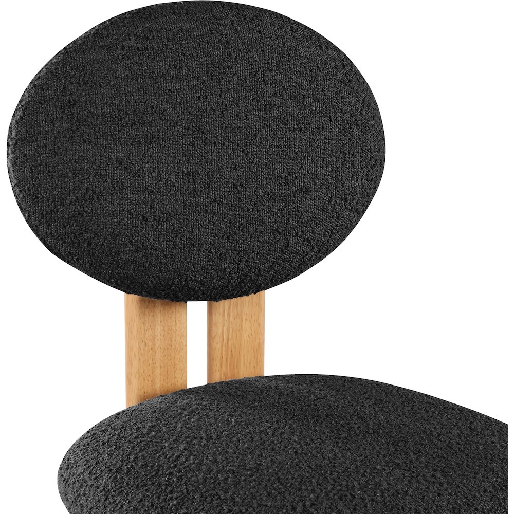 Napa Black Dining Chair, Set of 2. Picture 5