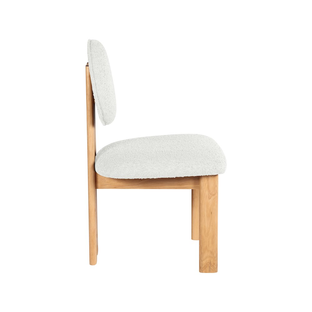 Napa Cream Dining Chair, Set of 2. Picture 4