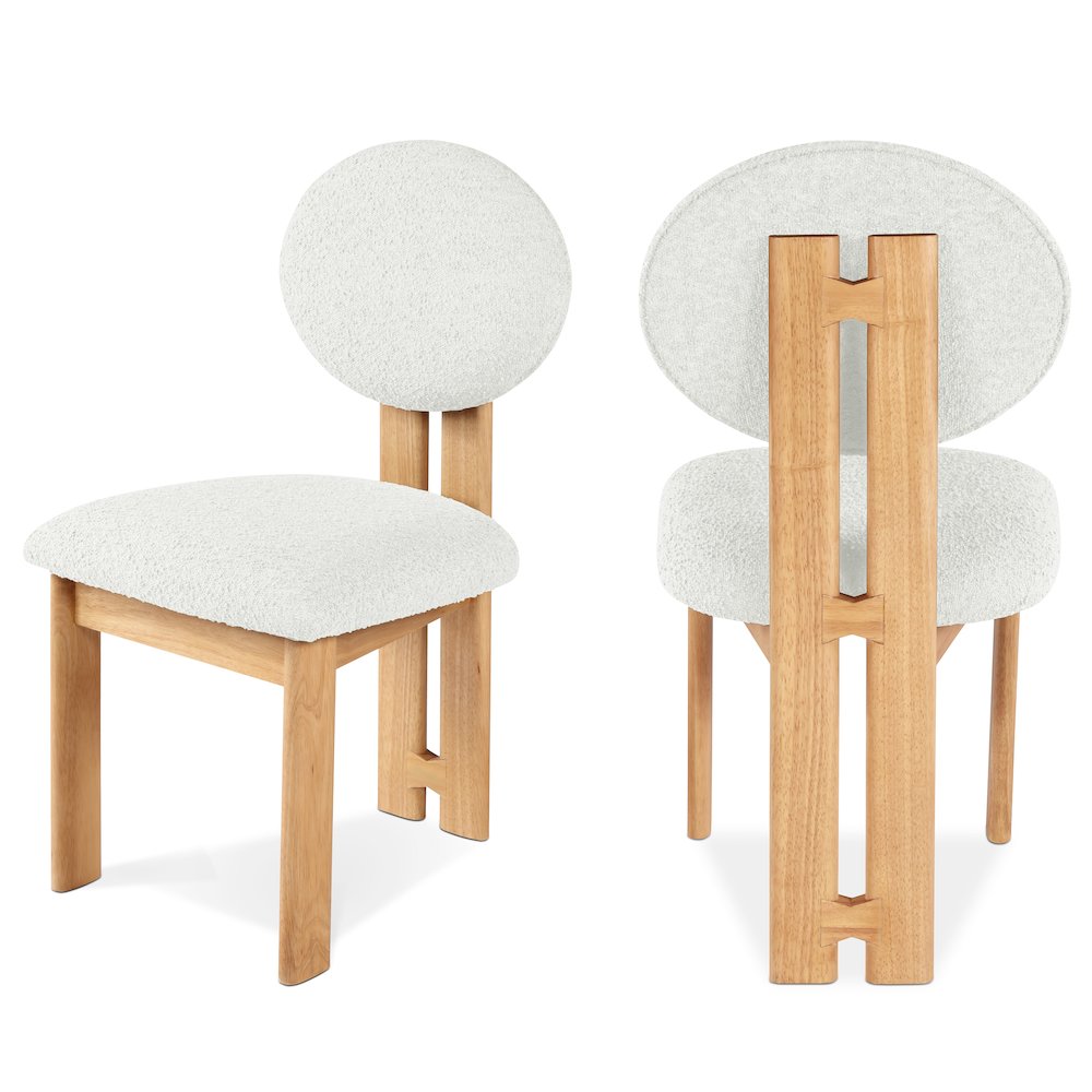 Napa Cream Dining Chair, Set of 2. Picture 1