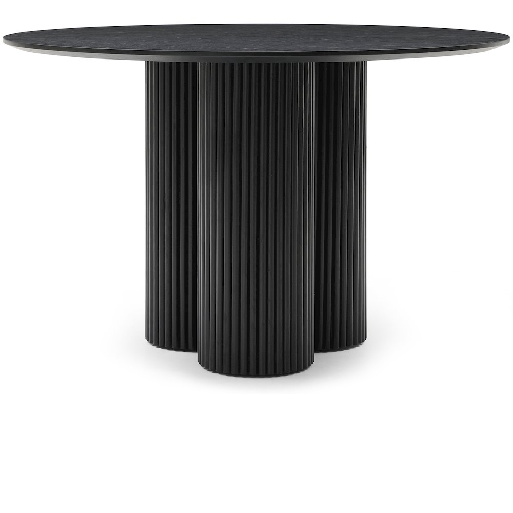 Simba Black Dining Table. Picture 1