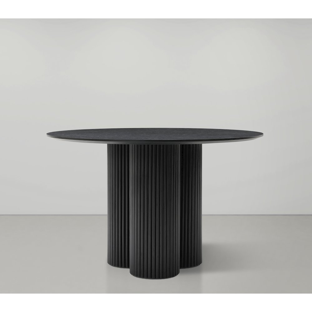 Simba Black Dining Table. Picture 2