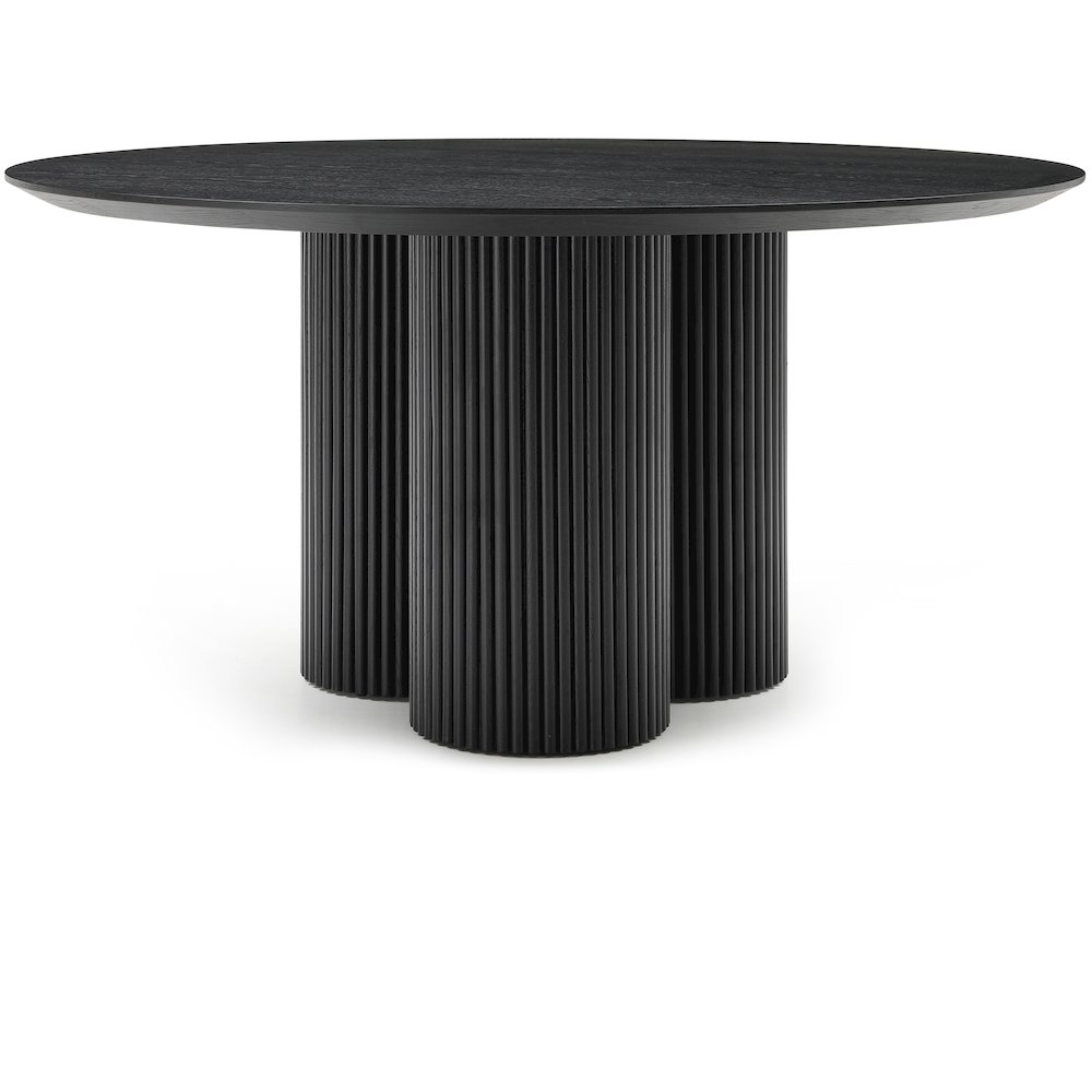 Simba Black Dining Table. Picture 1