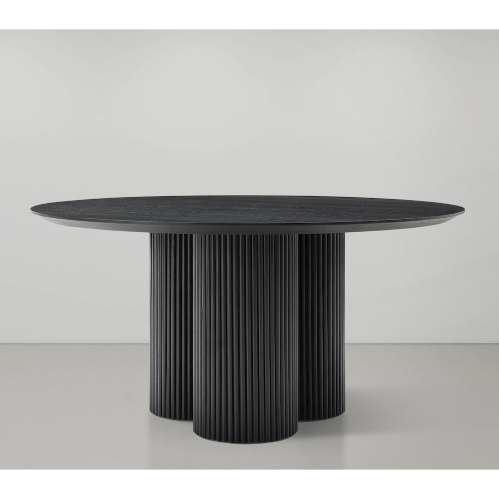 Simba Black Dining Table. Picture 2