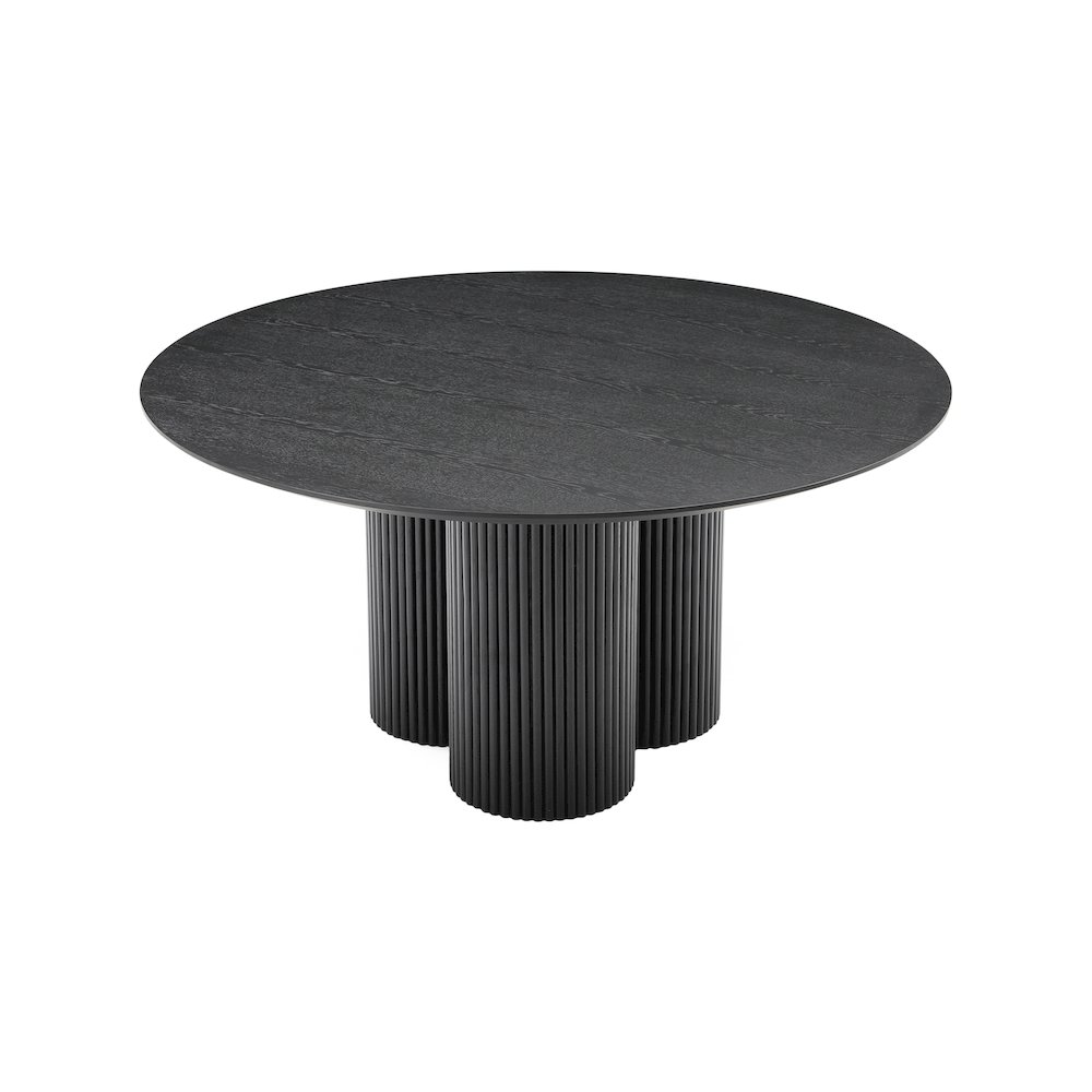 Simba Black Dining Table. Picture 3