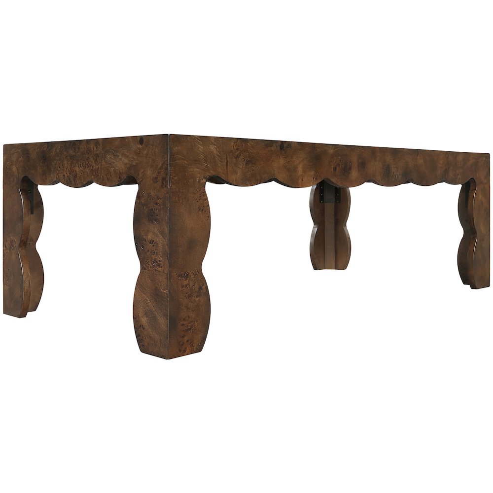 Vassa Brown Burl Veneer Coffee Table. Picture 3