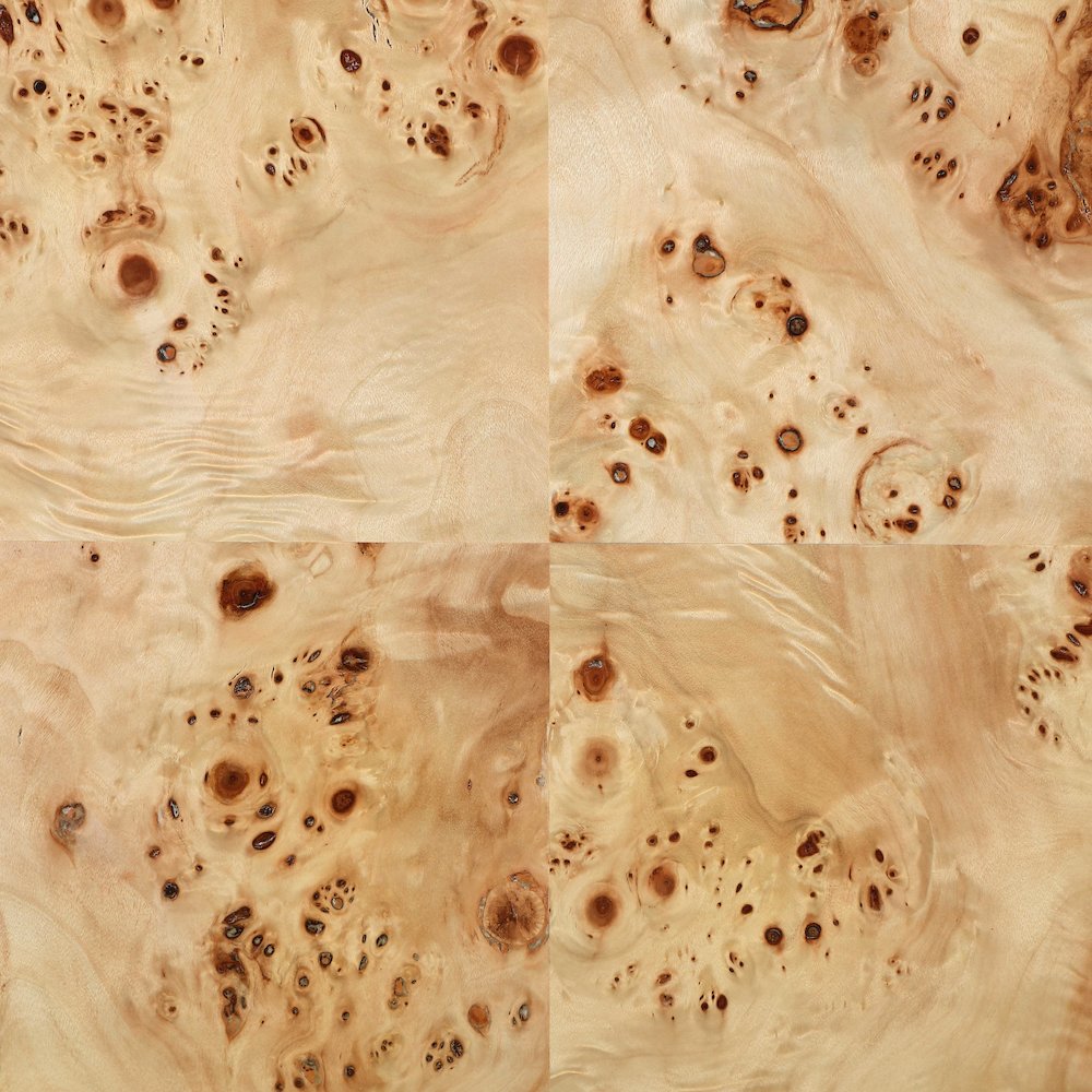 Vassa Natural Burl Veneer End Table. Picture 6