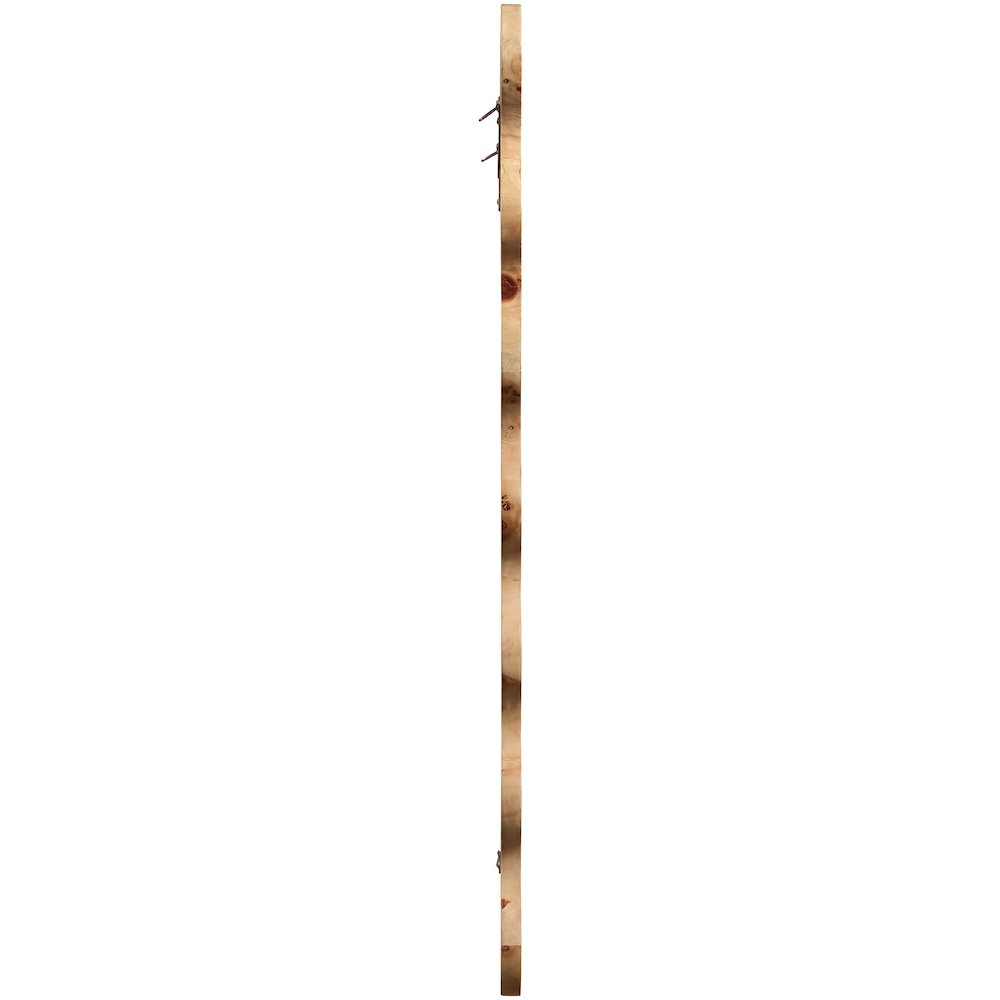 Vassa Natural Burl Veneer Mirror. Picture 7