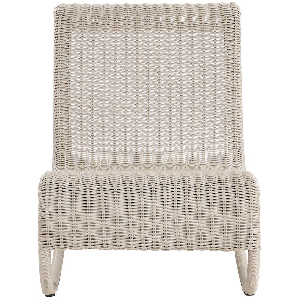 Antigua Cream Wicker Outdoor Patio Rocking Chair. Picture 2
