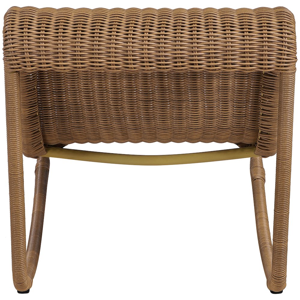 Antigua Natural Wicker Outdoor Patio Rocking Chair. Picture 3
