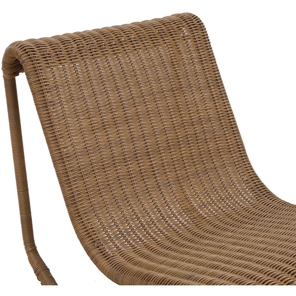 Antigua Natural Wicker Outdoor Patio Rocking Chair. Picture 4