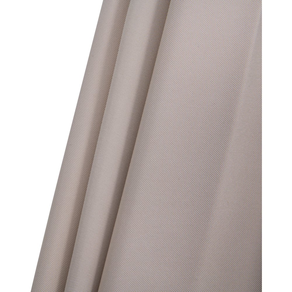 Fiji Beige Fabric / Matte White Aluminum Patio Umbrella with Base Sets. Picture 17