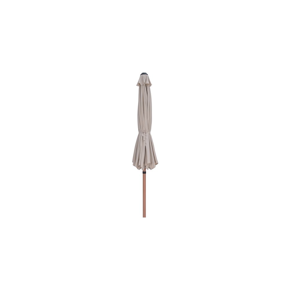 Fiji Beige Fabric Patio Umbrellas. Picture 2