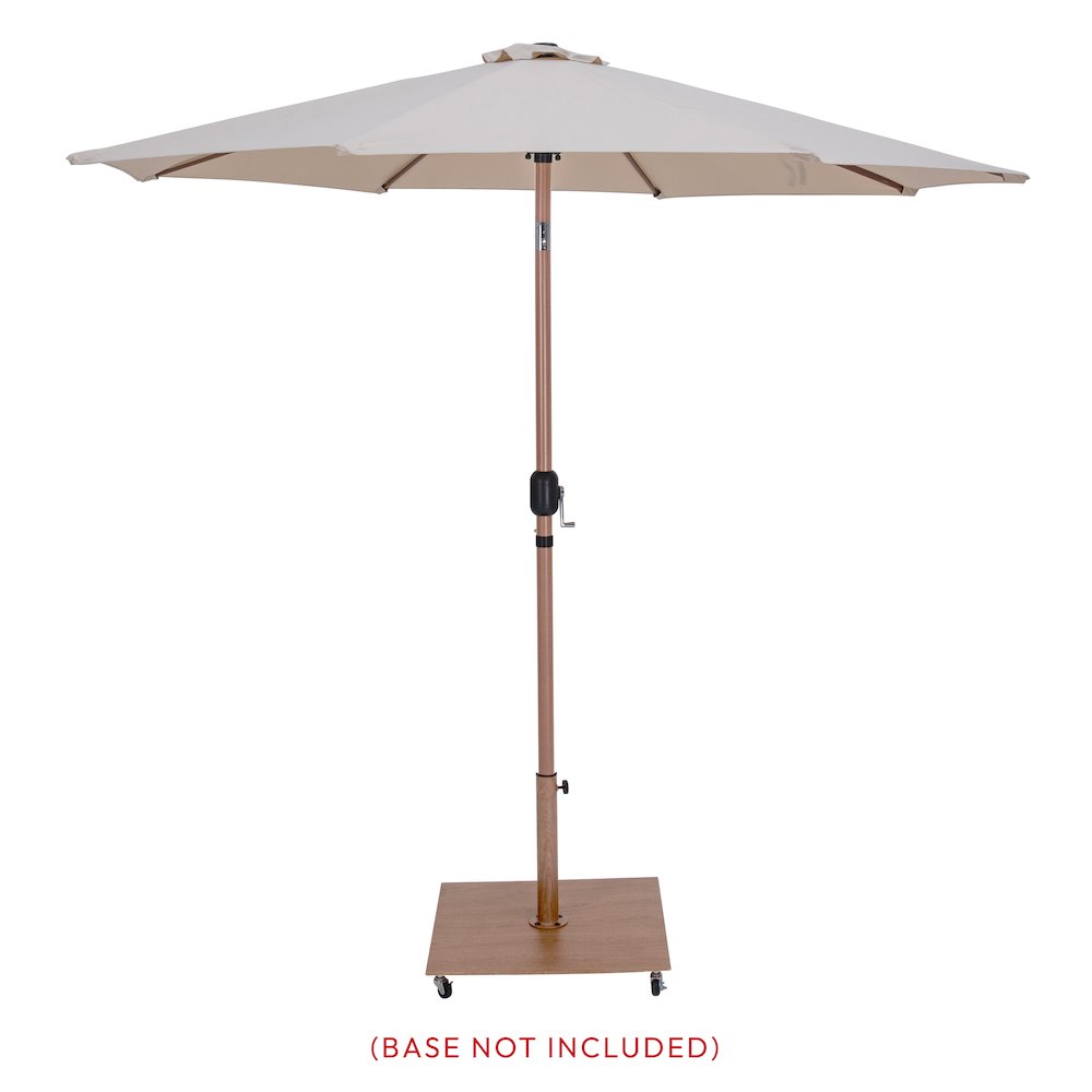 Fiji Beige Fabric Patio Umbrellas. Picture 8