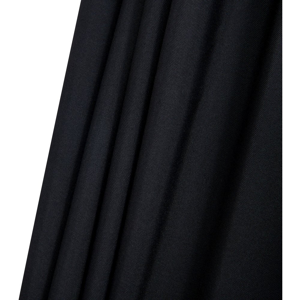 Fiji Black Fabric / Teak Aluminum Patio Umbrella with Base Sets. Picture 17