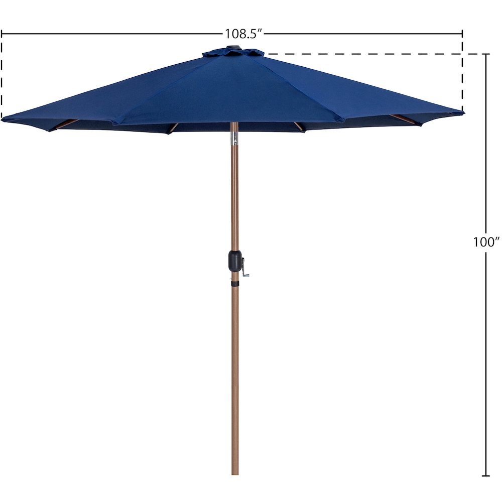Fiji Navy Fabric Patio Umbrellas. Picture 9